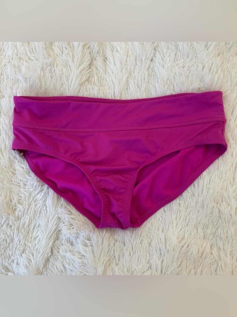 Nike Women's Pink Purple Bikini Bottom Size: Medium